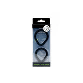 Epic Hard On Silicone Ring Kit 2 Pack Black Adult Intimacy COCK RINGS